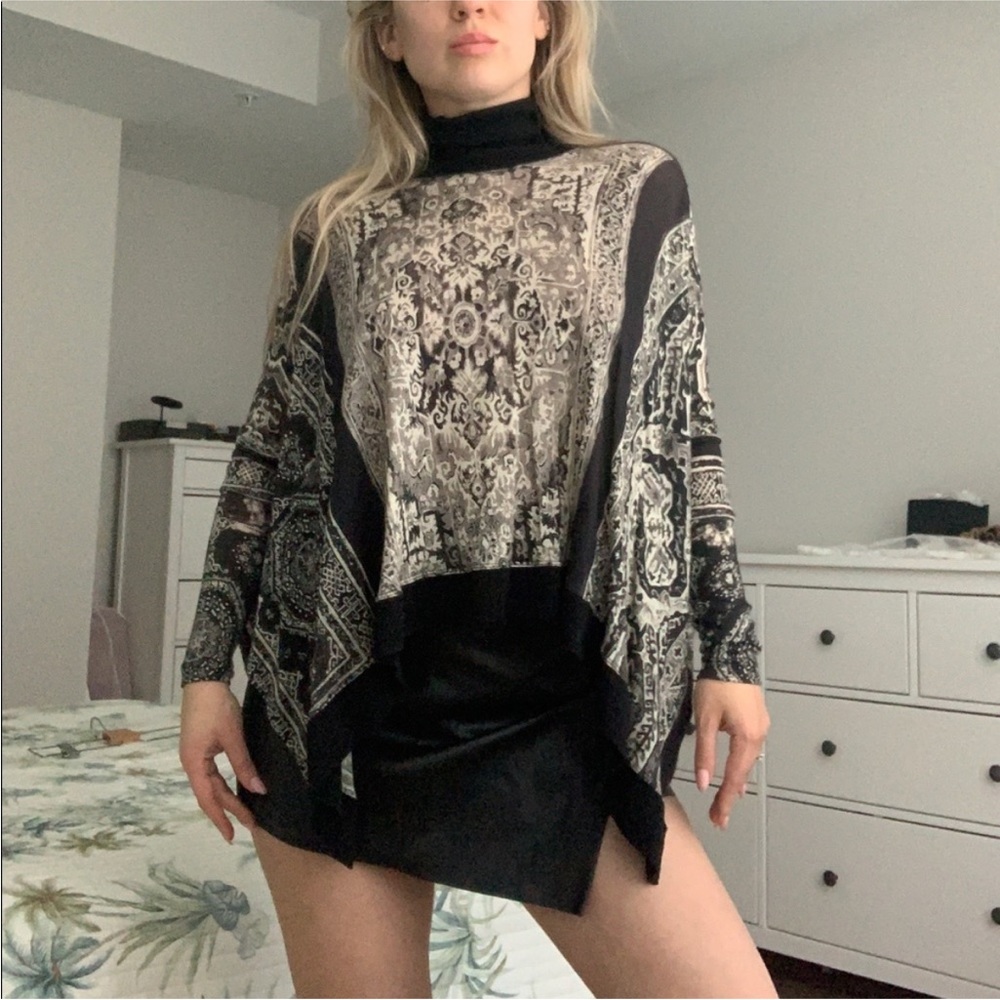 Jean Paul Gaultier long sleeve wool top